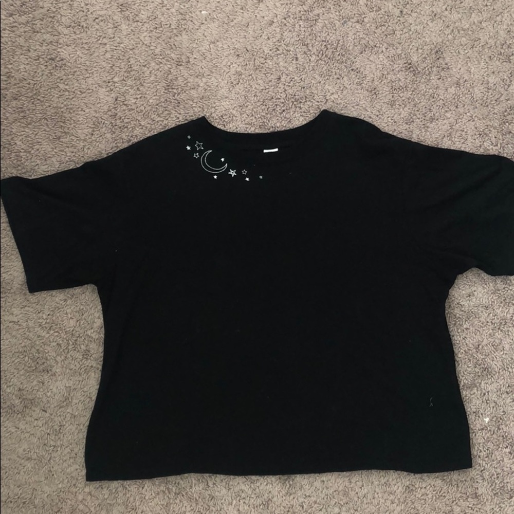BP x Claudia Sulewski Black Cropped Tee